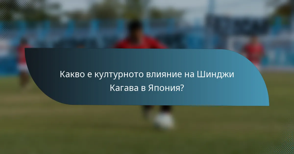 Какво е културното влияние на Шинджи Кагава в Япония?